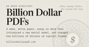 Billion Dollar PDFs: Những tài liệu thay đổi dòng chảy lịch sử công nghệ và tài chính