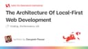 Kiến trúc Local-First: Tương lai của phát triển Web hiện đại
