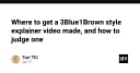 Nghệ thuật tạo video giải thích phong cách 3Blue1Brown: Hướng dẫn từ A đến Z cho lập trình viên