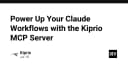 Tối ưu hóa quy trình làm việc với Claude thông qua Kiprio MCP Server