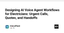 Thiết kế luồng công việc cho AI Voice Agent: Giải pháp tối ưu cho ngành dịch vụ kỹ thuật điện