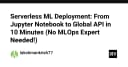 Triển khai Serverless ML: Từ Jupyter Notebook đến Global API trong 10 phút mà không cần chuyên gia MLOps