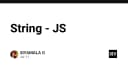 String.js: Giải pháp tối ưu hóa thao tác chuỗi trong JavaScript cho lập trình viên hiện đại
