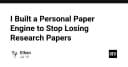 Xây dựng Personal Paper Engine: Giải pháp tối ưu cho lập trình viên quản lý tài liệu nghiên cứu