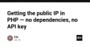 Kỹ thuật xác định Public IP trong PHP: Giải pháp tối giản không cần Dependencies hay API Key