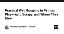 Nghệ thuật Web Scraping hiện đại: Kết hợp sức mạnh của Playwright và Scrapy