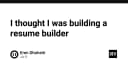 Hành trình xây dựng Resume Builder: Khi dự án đơn giản trở thành bài toán kỹ thuật phức tạp