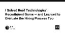 Giải mã bài kiểm tra tuyển dụng của Reef Technologies: Bài học về tư duy đánh giá quy trình hiring