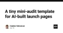 Xây dựng bộ khung kiểm thử mini cho các trang Landing Page tạo bởi AI: Giải pháp tối ưu hóa giao diện