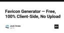 Xây dựng Favicon chuyên nghiệp: Giải pháp tạo icon 100% Client-Side không cần upload dữ liệu