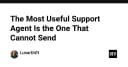 Tại sao AI Support Agent hiệu quả nhất lại là kẻ không thể gửi tin nhắn?