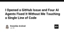 Kỷ nguyên tự động hóa: Khi 4 AI Agents tự giải quyết GitHub Issue mà không cần một dòng code thủ công
