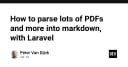 Tối ưu hóa quy trình xử lý tài liệu: Chuyển đổi hàng loạt PDF sang Markdown với Laravel