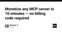Kiếm tiền từ bất kỳ MCP Server nào trong 10 phút: Giải pháp không cần viết mã thanh toán