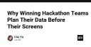 Tại sao các đội thi Hackathon chiến thắng luôn ưu tiên thiết kế dữ liệu trước khi chạm tay vào giao diện?