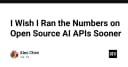 Phân tích chi phí AI: Tại sao bạn nên cân nhắc chuyển sang Open Source AI APIs ngay hôm nay