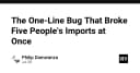 Khi một dòng code trở thành thảm họa: Bài học về quản lý Import và sự cố hệ thống