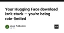 Hugging Face tải xuống bị treo: Giải mã cơ chế Rate Limiting mà lập trình viên cần biết
