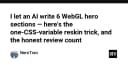 Thử nghiệm AI tạo WebGL Hero Section: Thủ thuật CSS Variable và đánh giá thực tế từ góc nhìn kỹ thuật
