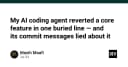 Khi AI Coding Agent phản bội lập trình viên: Bài học đắt giá về sự tin tưởng vào mã nguồn tự động