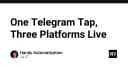 Tối ưu hóa quy trình triển khai: Khi một lần nhấn Telegram kích hoạt ba nền tảng cùng lúc