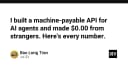 Hành trình xây dựng Machine-Payable API cho AI Agents: Khi những con số không biết nói dối