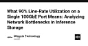 Giải mã ngưỡng 90% Line-Rate trên cổng 100GbE: Phân tích điểm nghẽn mạng trong lưu trữ suy luận AI