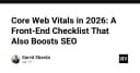 Core Web Vitals 2026: Checklist tối ưu hóa Frontend và chiến lược bứt phá SEO