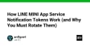 Cơ chế vận hành của LINE MINI App Service Notification Tokens và lý do tại sao bạn phải xoay vòng chúng ngay lập tức