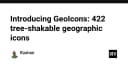 GeoIcons: Giải pháp biểu tượng địa lý tối ưu hiệu năng cho dự án Web hiện đại