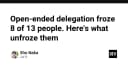 Giải mã sự cố Open-ended Delegation: Khi cơ chế ủy quyền khiến hệ thống bị đóng băng