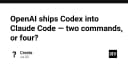 OpenAI đưa Codex vào Claude Code: Bước ngoặt mới trong lập trình AI hay chỉ là sự thay đổi về lệnh?