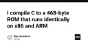 Kỹ thuật biên dịch C thành ROM 468-byte chạy đa nền tảng: Khi kiến trúc x86 và ARM gặp nhau