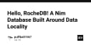 RocheDB: Bước tiến mới trong tối ưu hóa hiệu năng với tư duy Data Locality