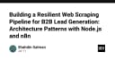 Xây dựng Pipeline Web Scraping B2B bền vững: Kiến trúc tối ưu với Node.js và n8n