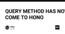 Hono chính thức hỗ trợ Query Method: Bước tiến mới cho hiệu năng và trải nghiệm lập trình Backend