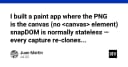 Tái định nghĩa Canvas: Xây dựng ứng dụng vẽ trực tiếp trên PNG mà không cần thẻ HTML5 Canvas