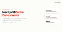 Next.js 16: Giải mã cơ chế Cache Components, use cache và PPR cho hiệu năng tối ưu