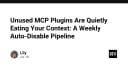 Tối ưu hóa tài nguyên AI: Xây dựng pipeline tự động vô hiệu hóa MCP Plugins không sử dụng
