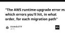 Bản đồ lỗi nâng cấp Runtime trên AWS: Lộ trình di chuyển và những rào cản kỹ thuật cần nắm vững