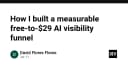 Xây dựng AI Visibility Funnel: Hành trình tối ưu hóa từ miễn phí đến doanh thu 29 USD