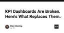 Tại sao KPI Dashboards đã lỗi thời và đâu là giải pháp thay thế cho kỹ sư hiện đại?