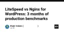 LiteSpeed vs Nginx cho WordPress: Phân tích hiệu năng thực tế sau 3 tháng vận hành