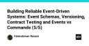 Xây dựng hệ thống hướng sự kiện (Event-Driven) bền vững: Từ Schema, Versioning đến Contract Testing