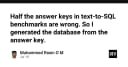 Cú sốc dữ liệu: Khi 50% đáp án trong các benchmark Text-to-SQL là sai lệch