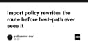 Khi chính sách Import Policy thay đổi lộ trình mạng: Hiểu về cơ chế Best-Path trong BGP