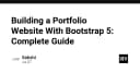 Xây dựng Portfolio chuyên nghiệp với Bootstrap 5: Hướng dẫn toàn diện cho lập trình viên