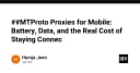 MTProto Proxy trên thiết bị di động: Phân tích thực tế về pin, dữ liệu và chi phí kết nối