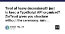 ZinTrust: Giải pháp kiến trúc API TypeScript tinh gọn, loại bỏ sự cồng kềnh của Decorators và DI