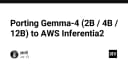 Tối ưu hóa hiệu năng AI: Hướng dẫn chi tiết porting mô hình Gemma-4 lên AWS Inferentia2